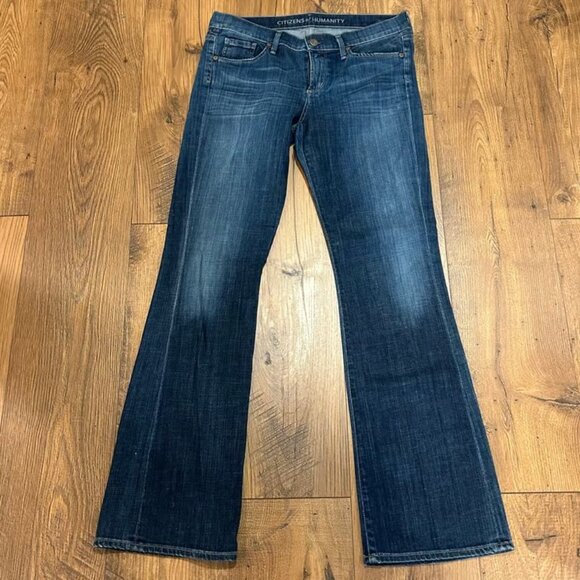 CITIZENS OF HUMANITY Sz 29 Dita Petite Bootcut Leg Medium Wash Womens Jeans - Picture 1 of 7